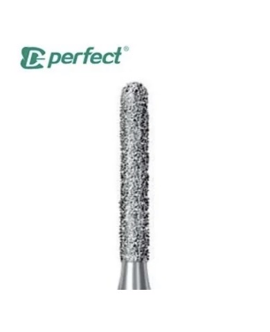 Fraise Diamantée Cylindrique à Bout Rond pour Turbine - perfect